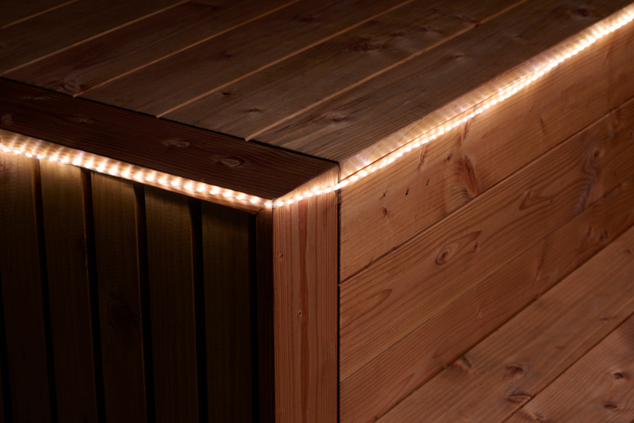 Ljusslang 300 LED Varmvit 6 m Stemning